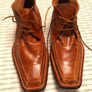 Francesconi Collection brown soft leather shoes